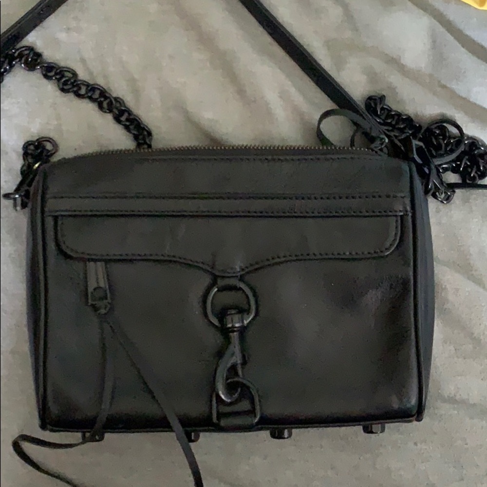 Rebecca minkoff mini Mac black on black